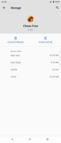 Press CLEAR CACHE.