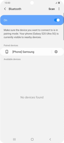 Press the Home key to return to the home screen.