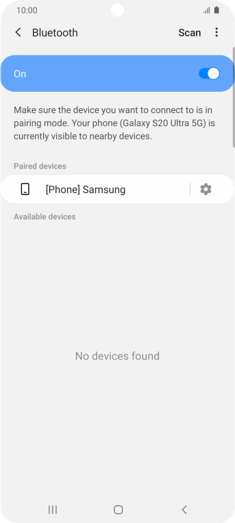 Press the Home key to return to the home screen.
