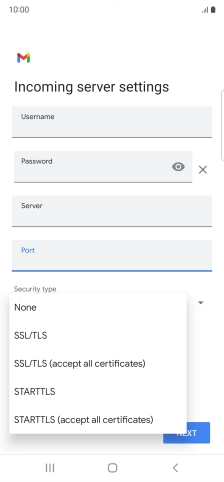 Press None.