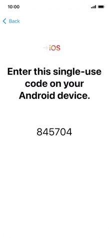 Follow the instructions on the screen and in the 'Move to iOS' app to transfer the content from the Android phone to your phone and set up your phone and prepare it for use.