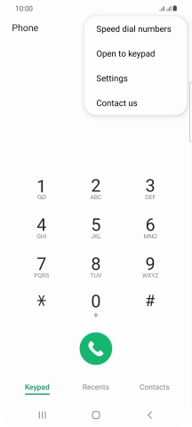 Press Settings.