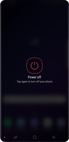 Press Power off.