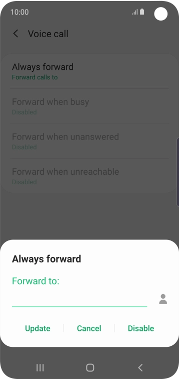Press Disable.
