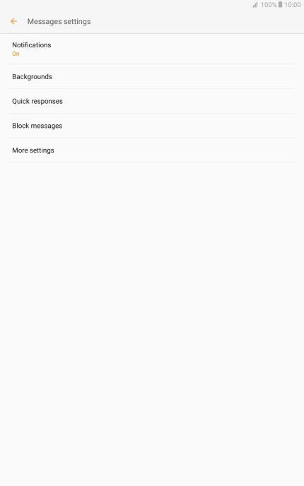 Press More settings.