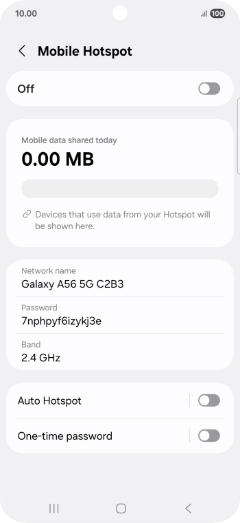 Press Network name.