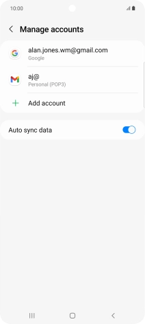 Press the Home key to return to the home screen.