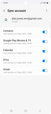 Press the Home key to return to the home screen.