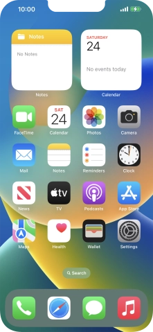 When the battery charging icon is displayed, charging is in progress.