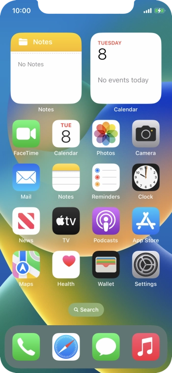 When the battery charging icon is displayed, charging is in progress.