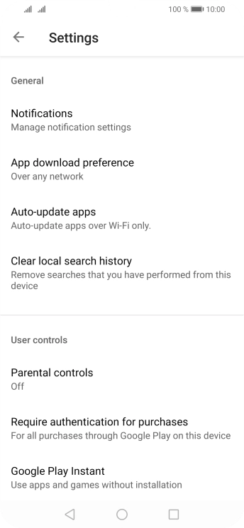 Press Auto-update apps. Press Auto-update apps.