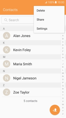 Press Settings.