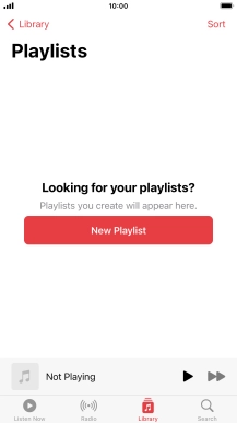 Press New Playlist.