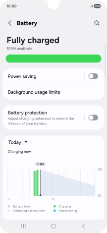 Press Power saving.