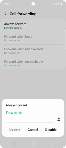 Press Disable.