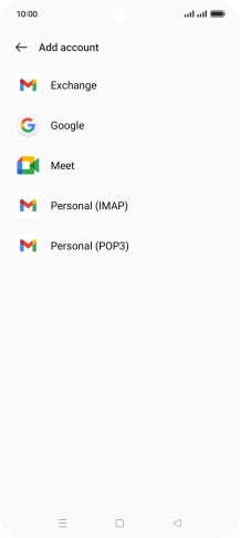 Press Google.
