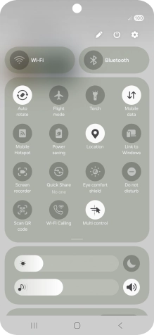 Press the screen recording icon.