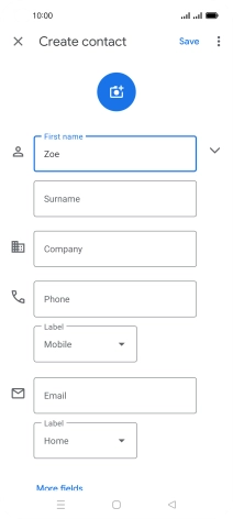 Press Surname and key in the required last name.
