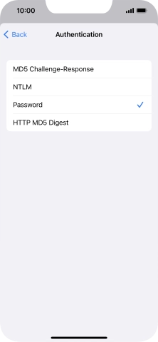 Press Password.