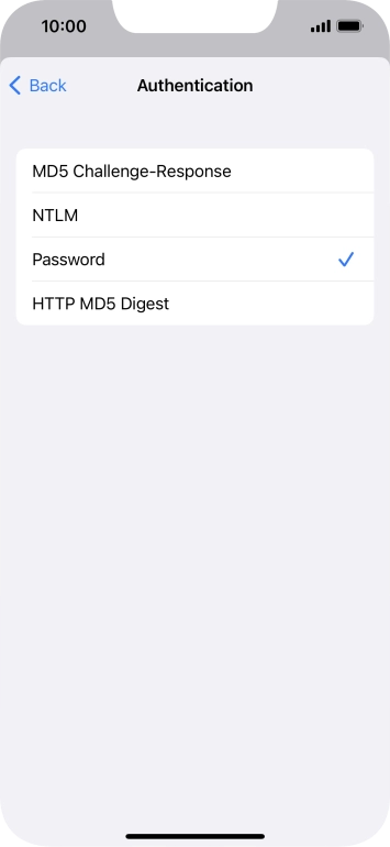 Press Password.