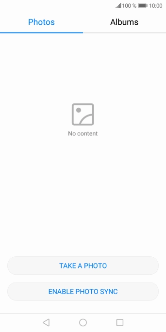 Press Albums and go to the required folder.