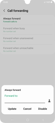 Press Disable.