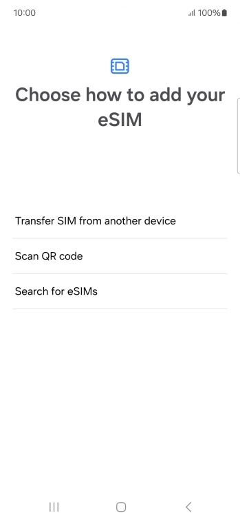 Press Scan QR code.