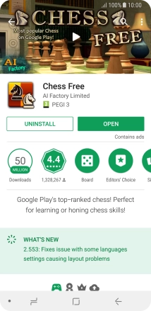 Press UNINSTALL.
