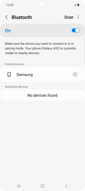 Press the Home key to return to the home screen.