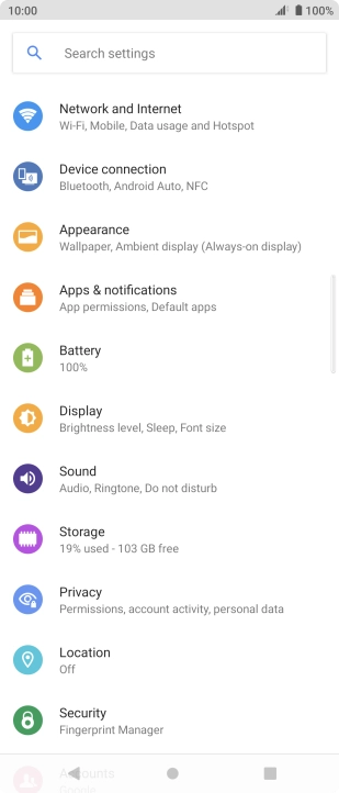 Press Apps & notifications. Press Apps & notifications.