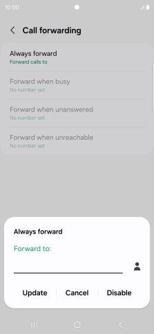 Press Disable.
