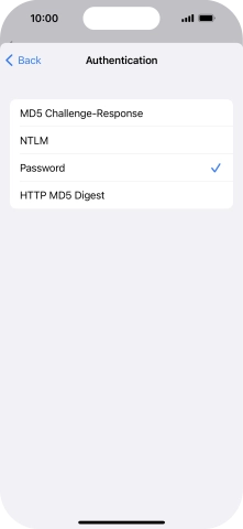 Press Password.