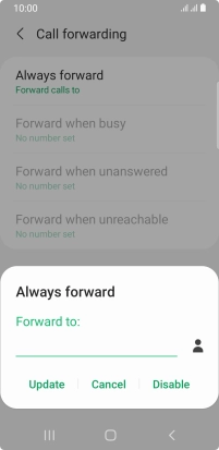 Press Disable.