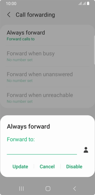 Press Disable.