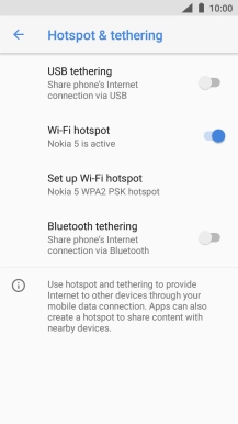 Press the Home key to return to the home screen.