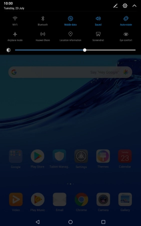 Press Airplane mode to turn the function on or off.