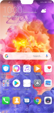 When the battery charging icon is displayed, charging is in progress.