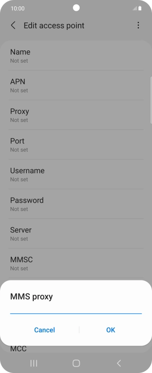 Key in 82.132.254.1 and press OK.