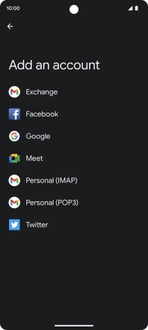 Press Google.