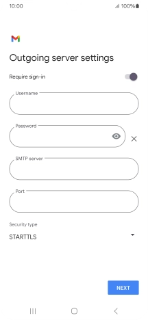 Press the indicator next to 'Require sign-in' to turn on the function.