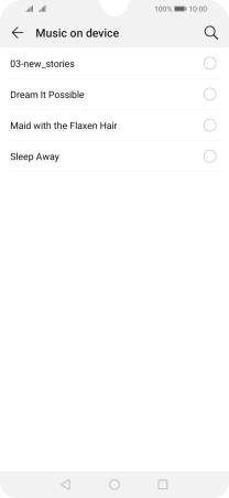 Press the required ring tones to hear them.