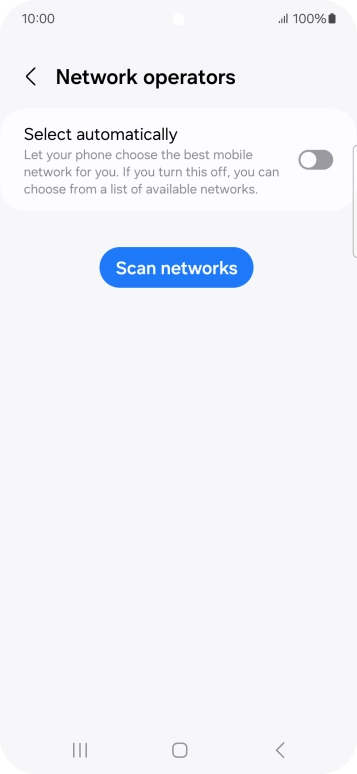 Press the indicator next to 'Select automatically' to turn on the function.