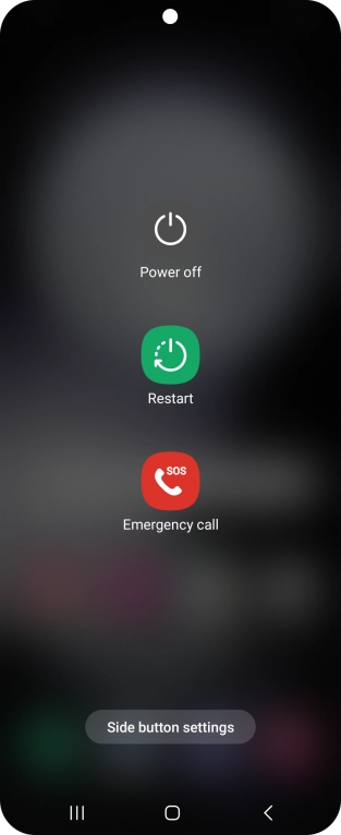 Press Power off.