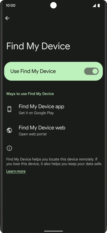 Slide your finger upwards starting from the bottom of the screen to return to the home screen.