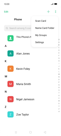 Press Settings.
