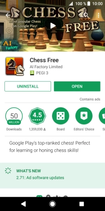 Press UNINSTALL.