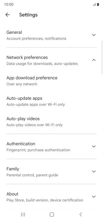 Press Auto-update apps. Press Auto-update apps.