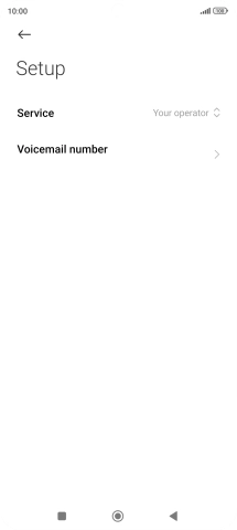 Press Voicemail number.