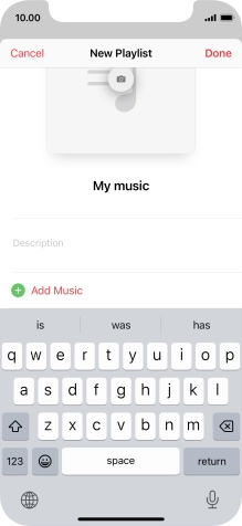 Press Add Music.