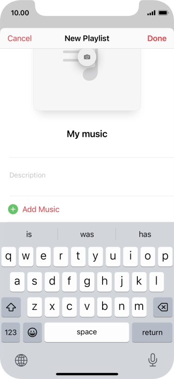 Press Add Music.